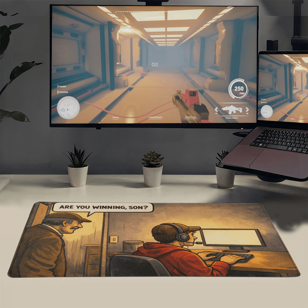 Are You Winning, Son? - Gaming Mouse Mat - Halliday Gifts