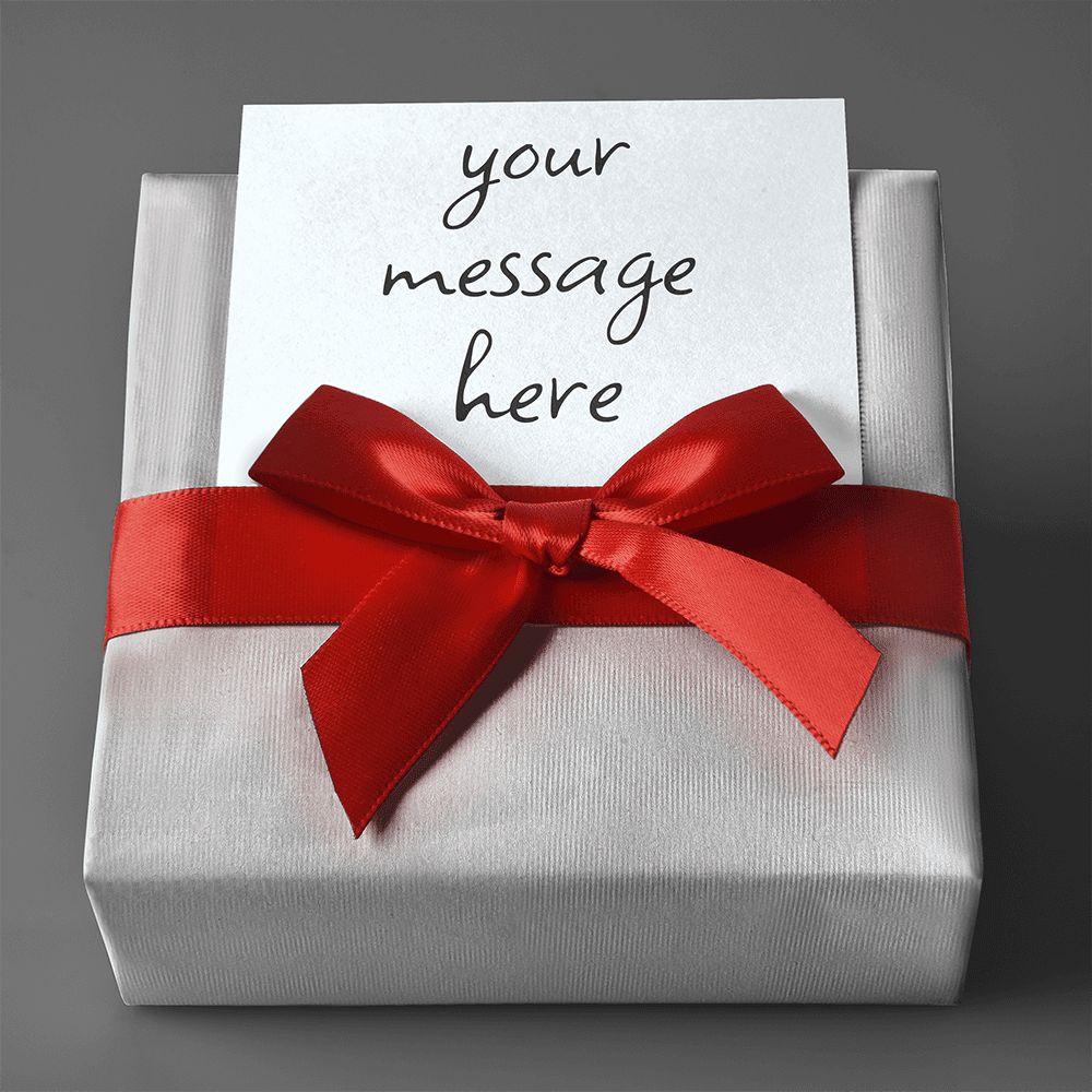 Gift Wrap with Personalized Message - Halliday Gifts