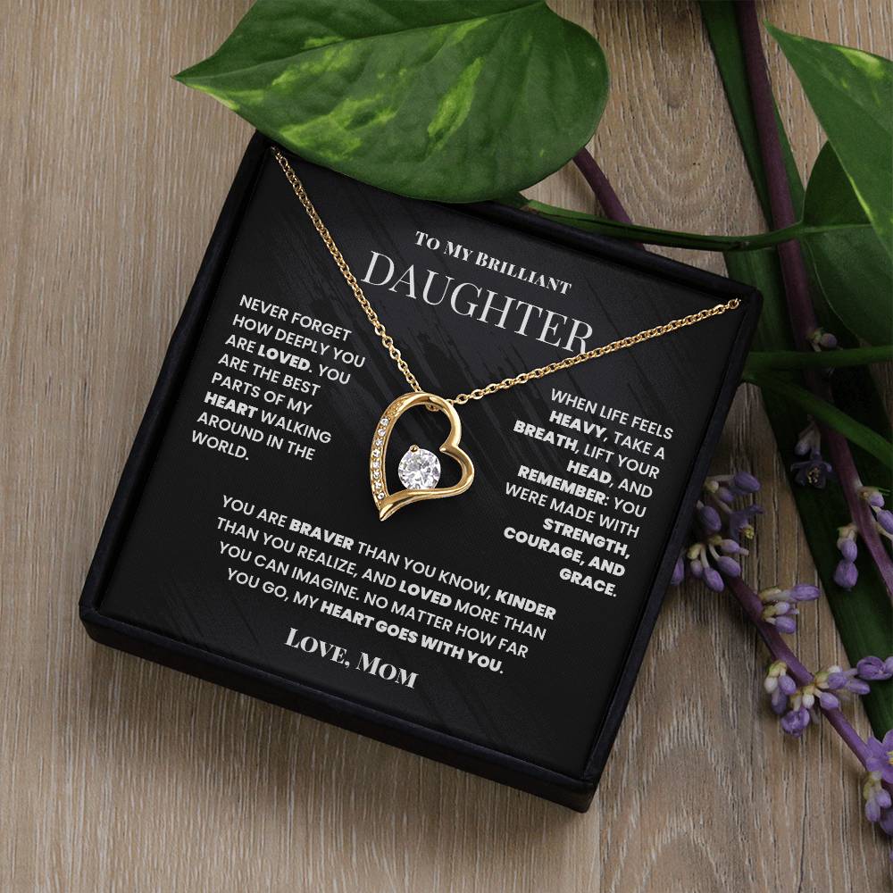 My Heart, My Daughter - Forever Love Necklace - Halliday Gifts
