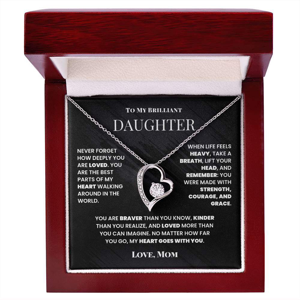 My Heart, My Daughter - Forever Love Necklace - Halliday Gifts