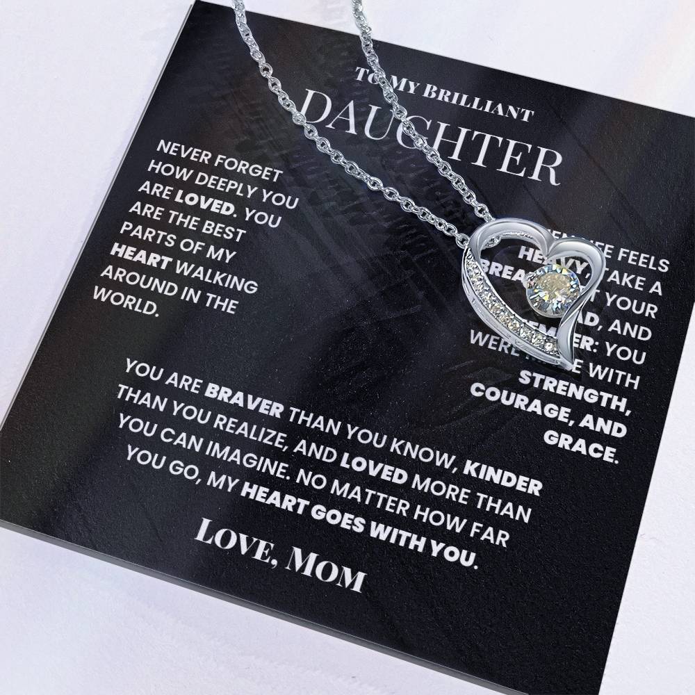 My Heart, My Daughter - Forever Love Necklace - Halliday Gifts