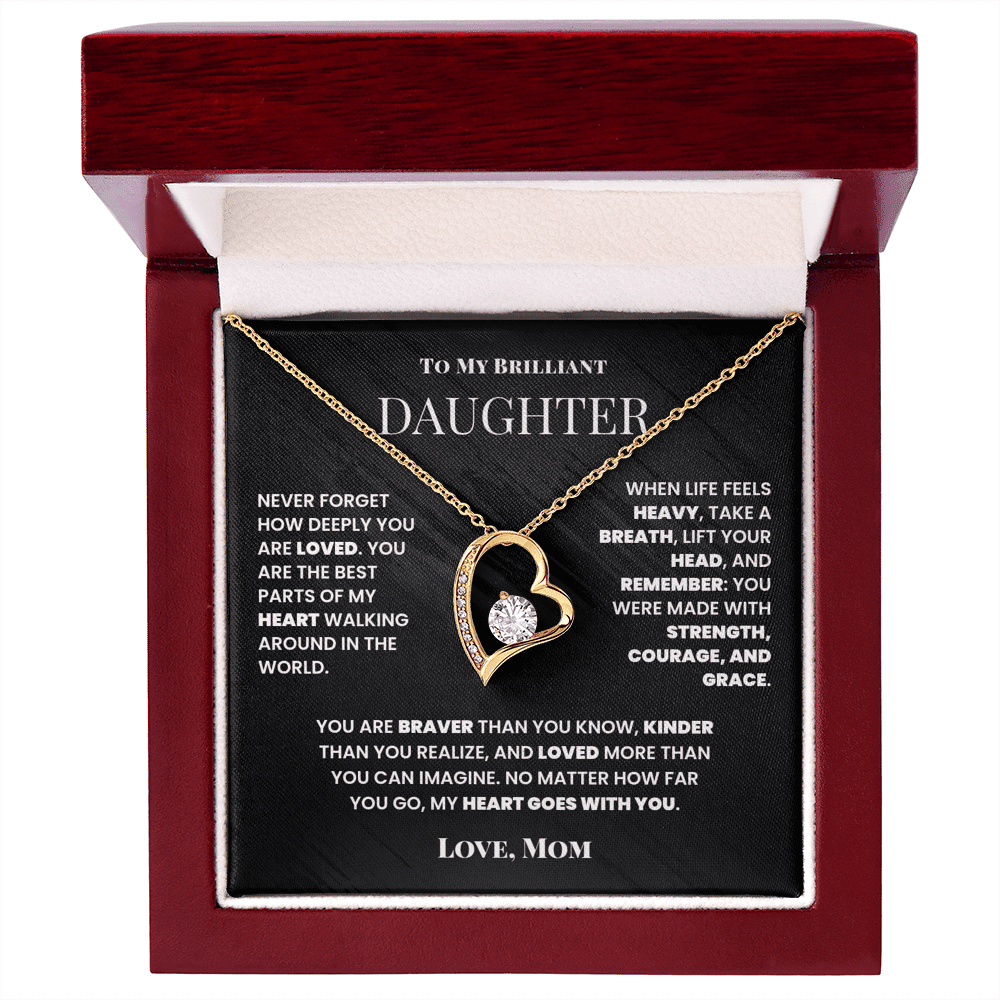 My Heart, My Daughter - Forever Love Necklace - Halliday Gifts