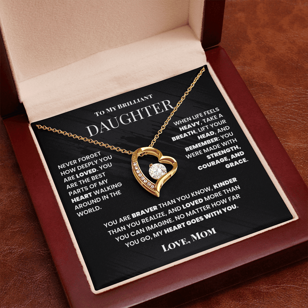 My Heart, My Daughter - Forever Love Necklace - Halliday Gifts