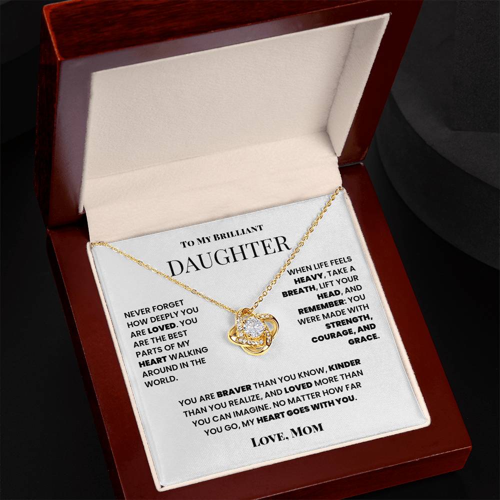 My Heart, My Daughter - Forever Love Necklace - Halliday Gifts