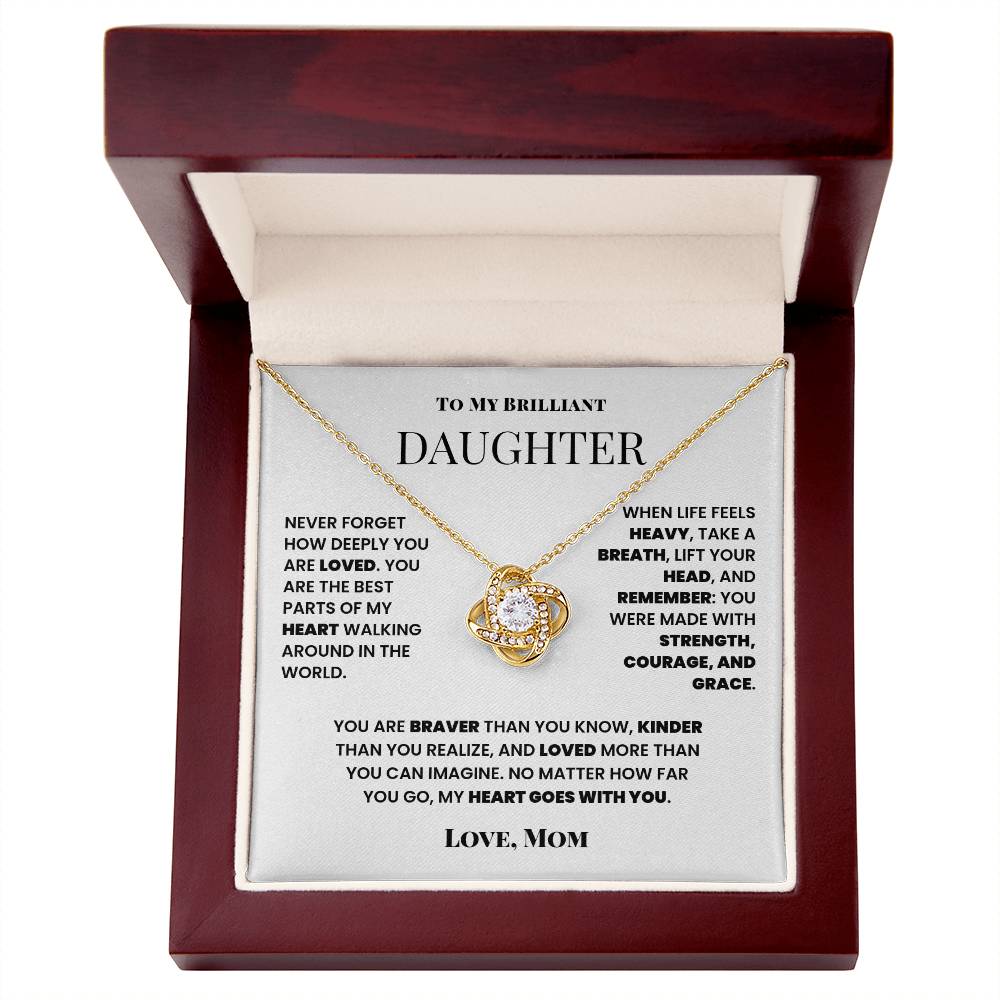 My Heart, My Daughter - Forever Love Necklace - Halliday Gifts