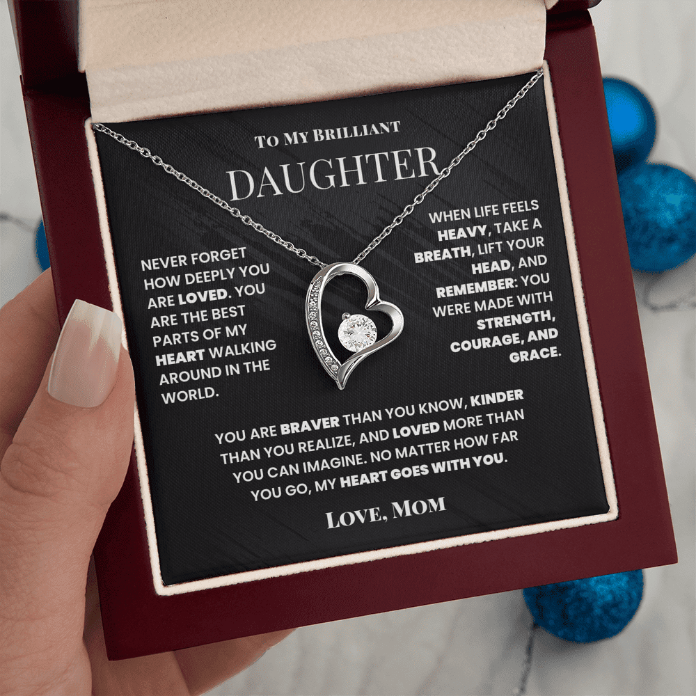 My Heart, My Daughter - Forever Love Necklace - Halliday Gifts