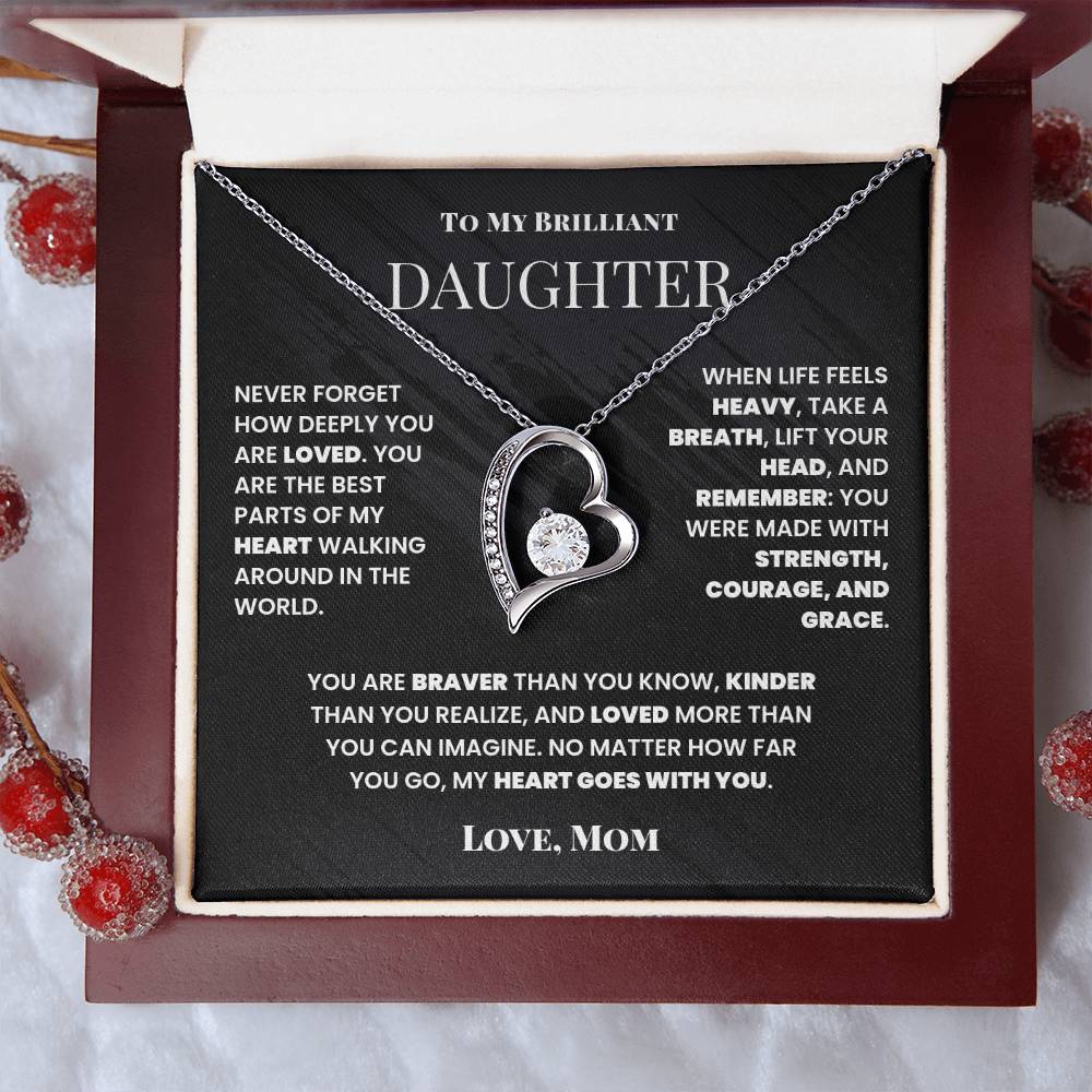 My Heart, My Daughter - Forever Love Necklace - Halliday Gifts