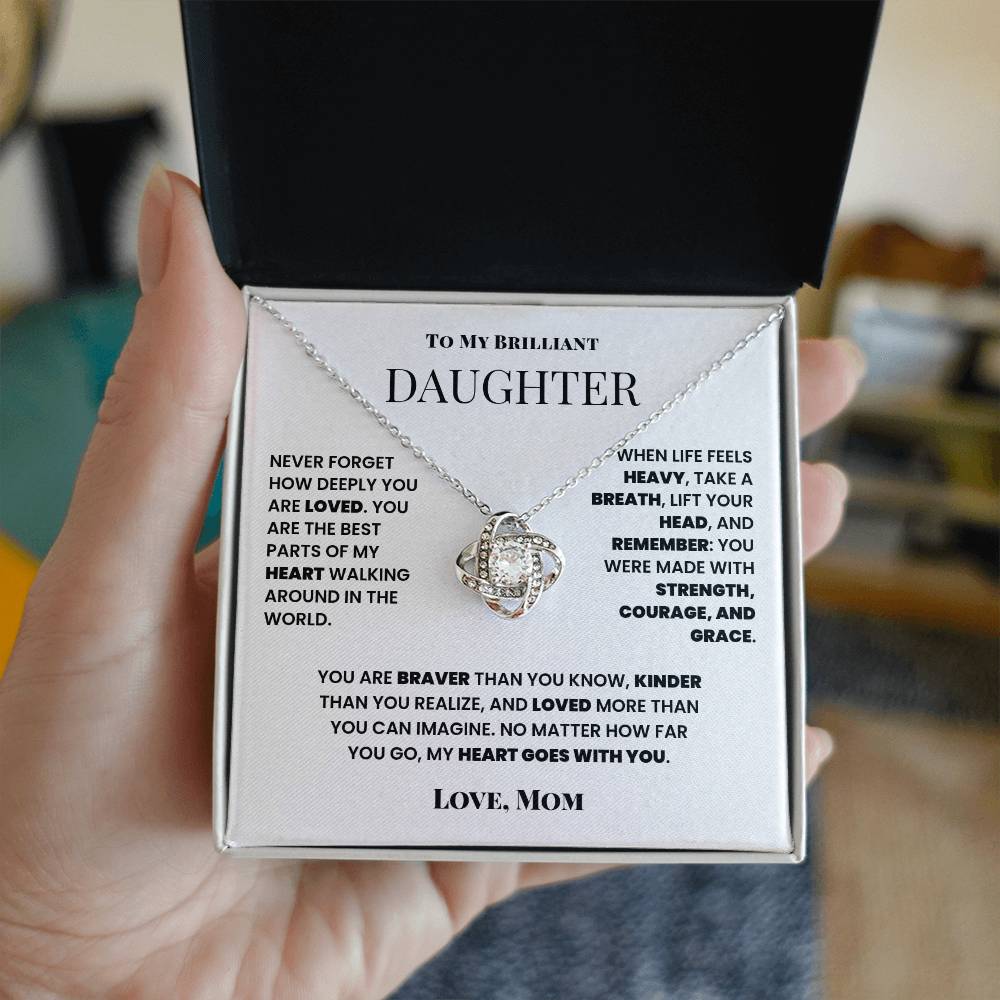 My Heart, My Daughter - Forever Love Necklace - Halliday Gifts