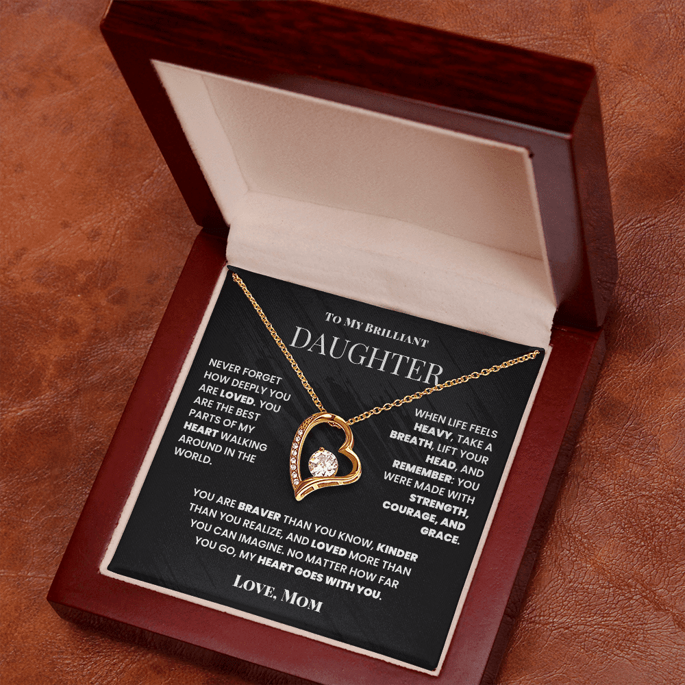 My Heart, My Daughter - Forever Love Necklace - Halliday Gifts
