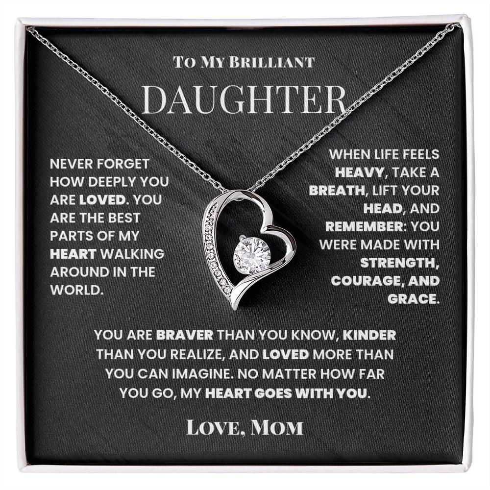 My Heart, My Daughter - Forever Love Necklace - Halliday Gifts