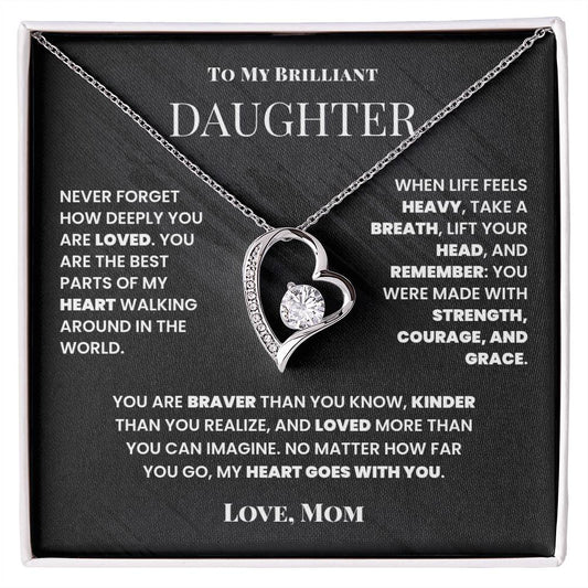 My Heart, My Daughter - Forever Love Necklace - Halliday Gifts