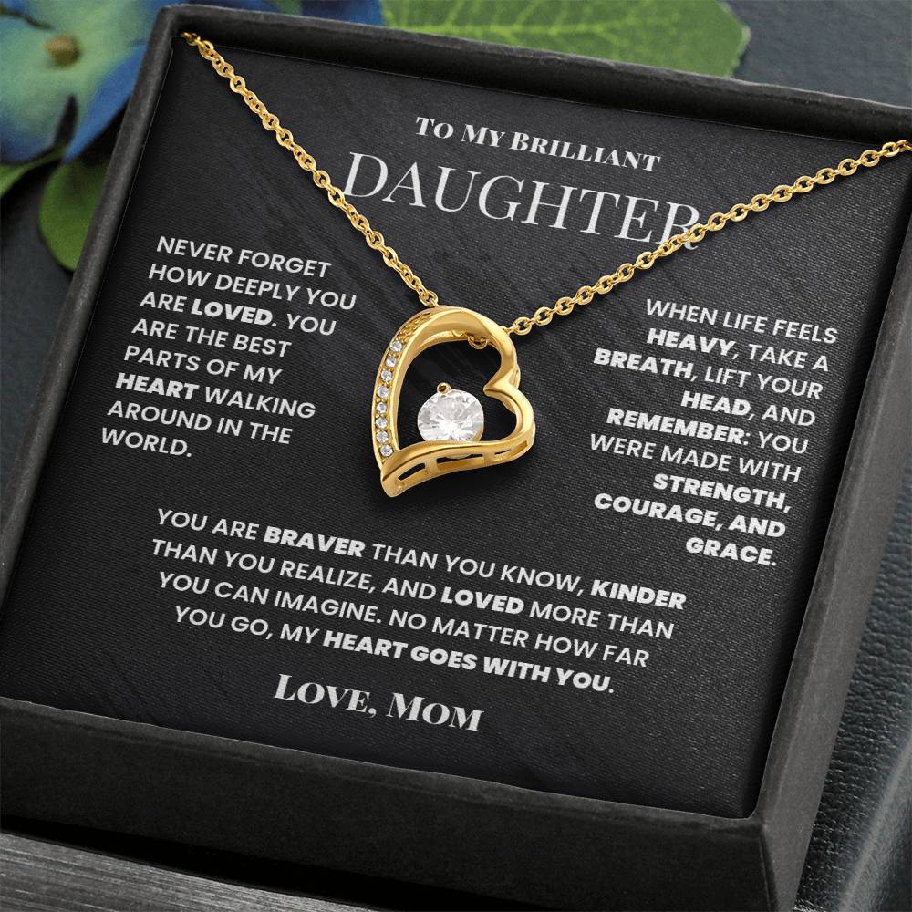 My Heart, My Daughter - Forever Love Necklace - Halliday Gifts