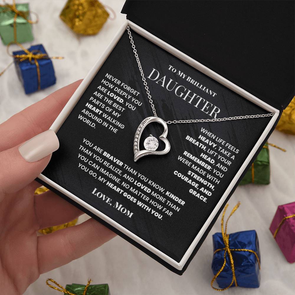 My Heart, My Daughter - Forever Love Necklace - Halliday Gifts