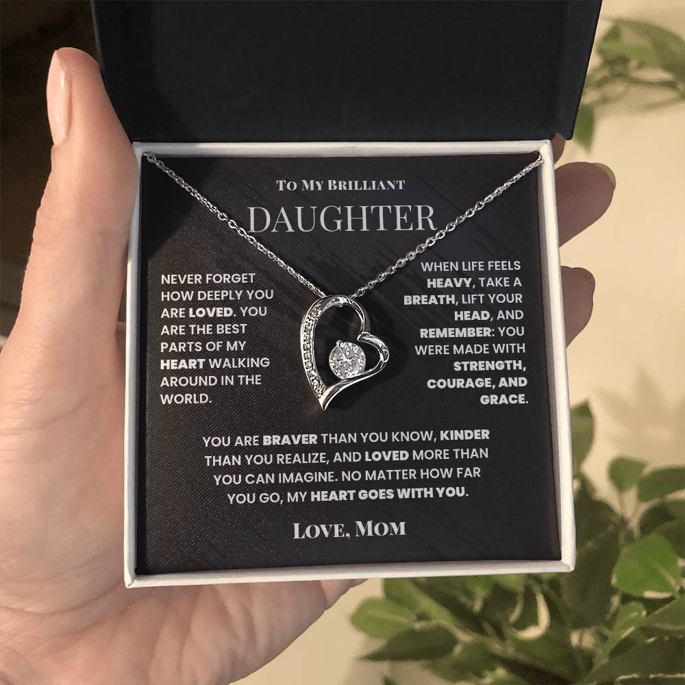 My Heart, My Daughter - Forever Love Necklace - Halliday Gifts
