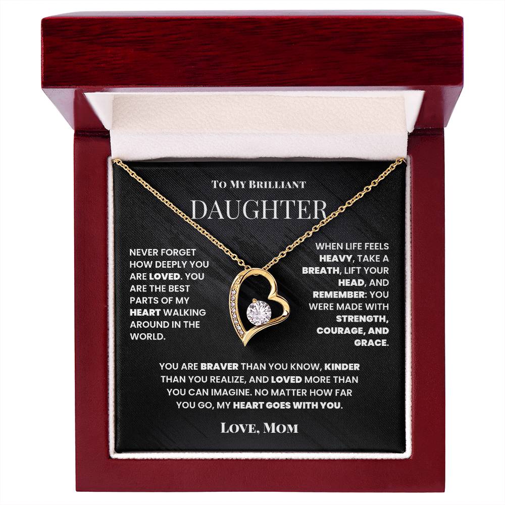 My Heart, My Daughter - Forever Love Necklace - Halliday Gifts