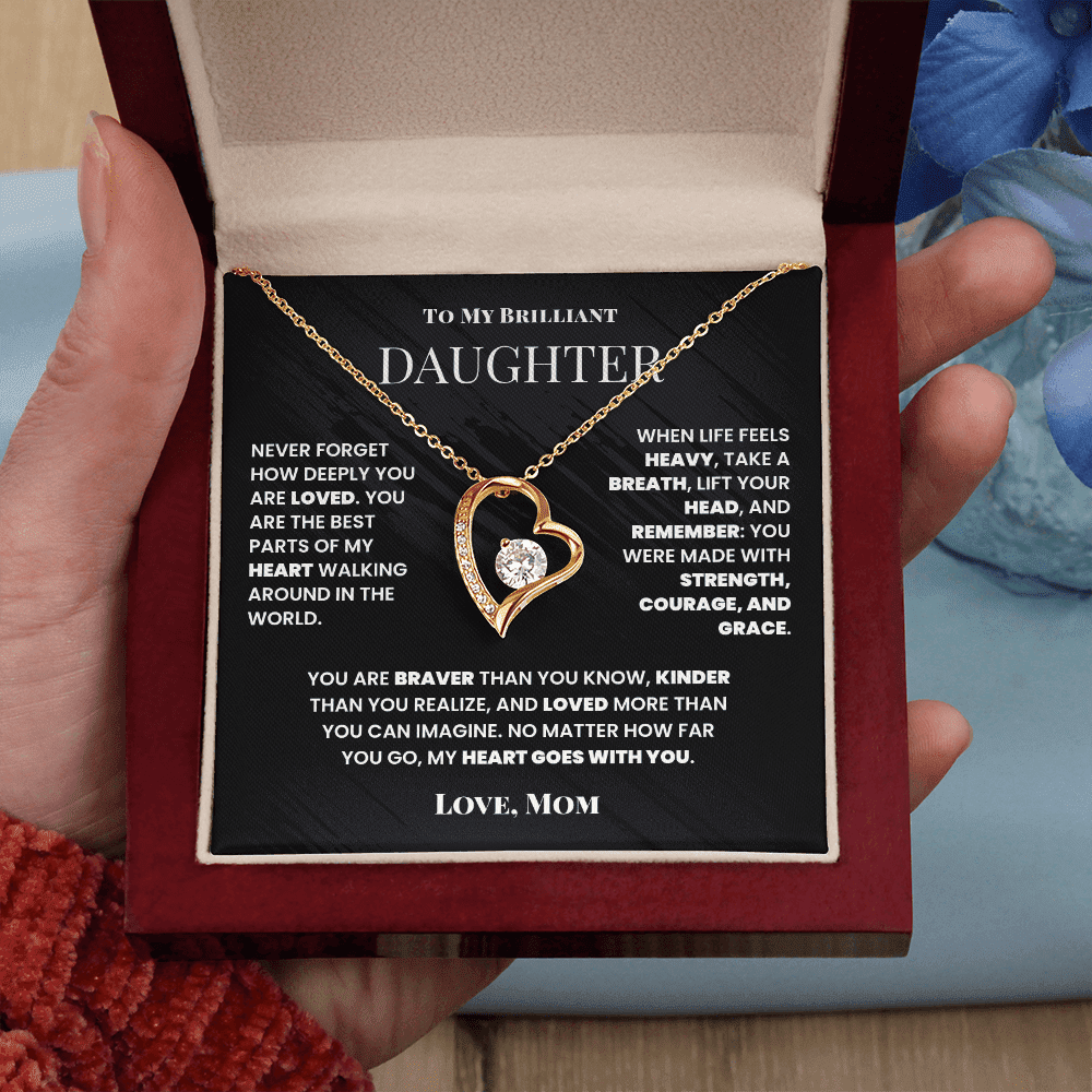 My Heart, My Daughter - Forever Love Necklace - Halliday Gifts