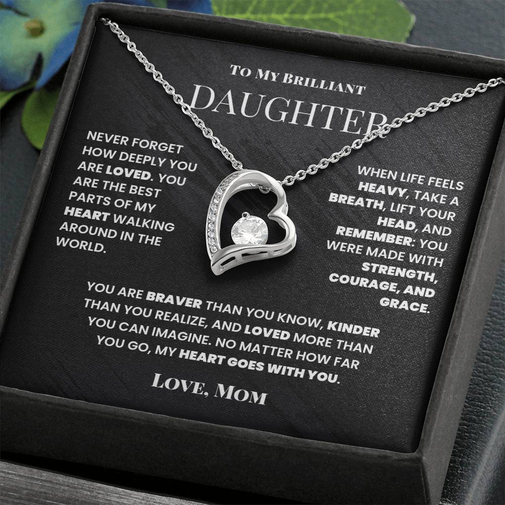 My Heart, My Daughter - Forever Love Necklace - Halliday Gifts