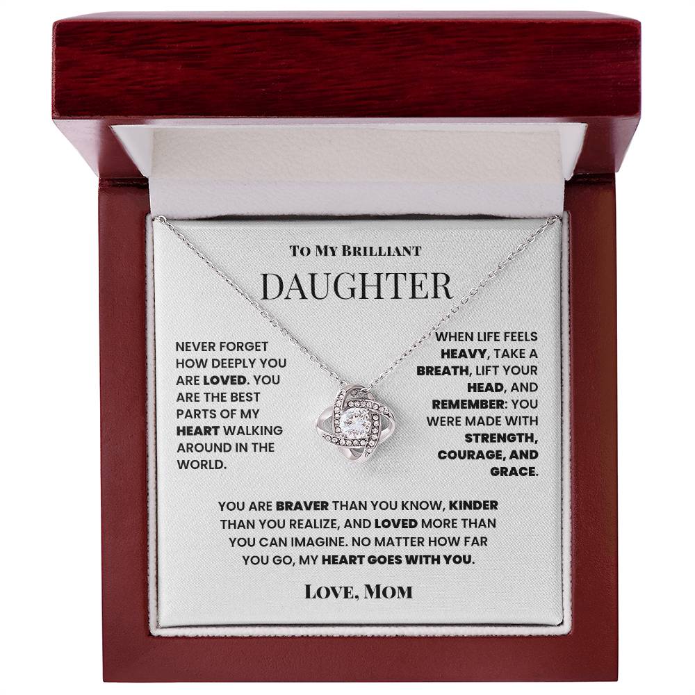 My Heart, My Daughter - Forever Love Necklace - Halliday Gifts