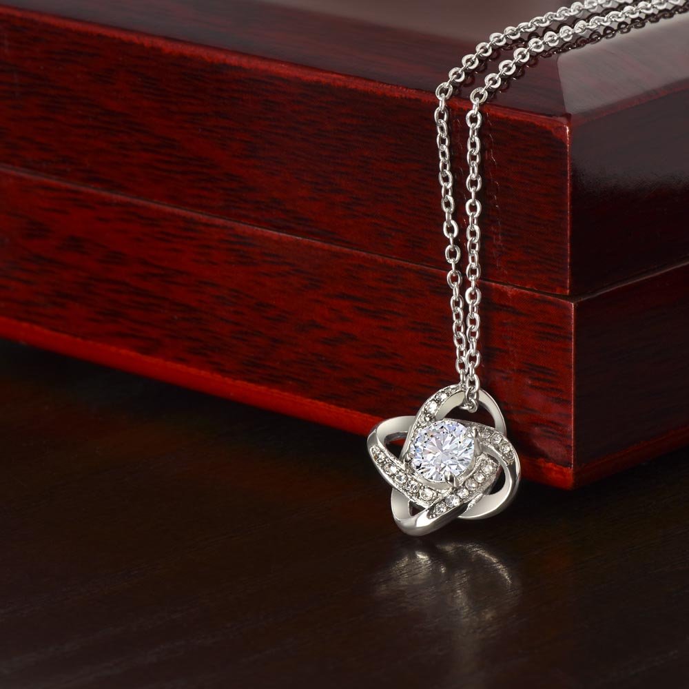 To My Beautiful Daughter - Confidence - Love Knot Necklace - Halliday Gifts