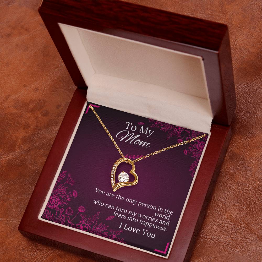 To My Mom - Happiness - Forever Love Necklace - Halliday Gifts