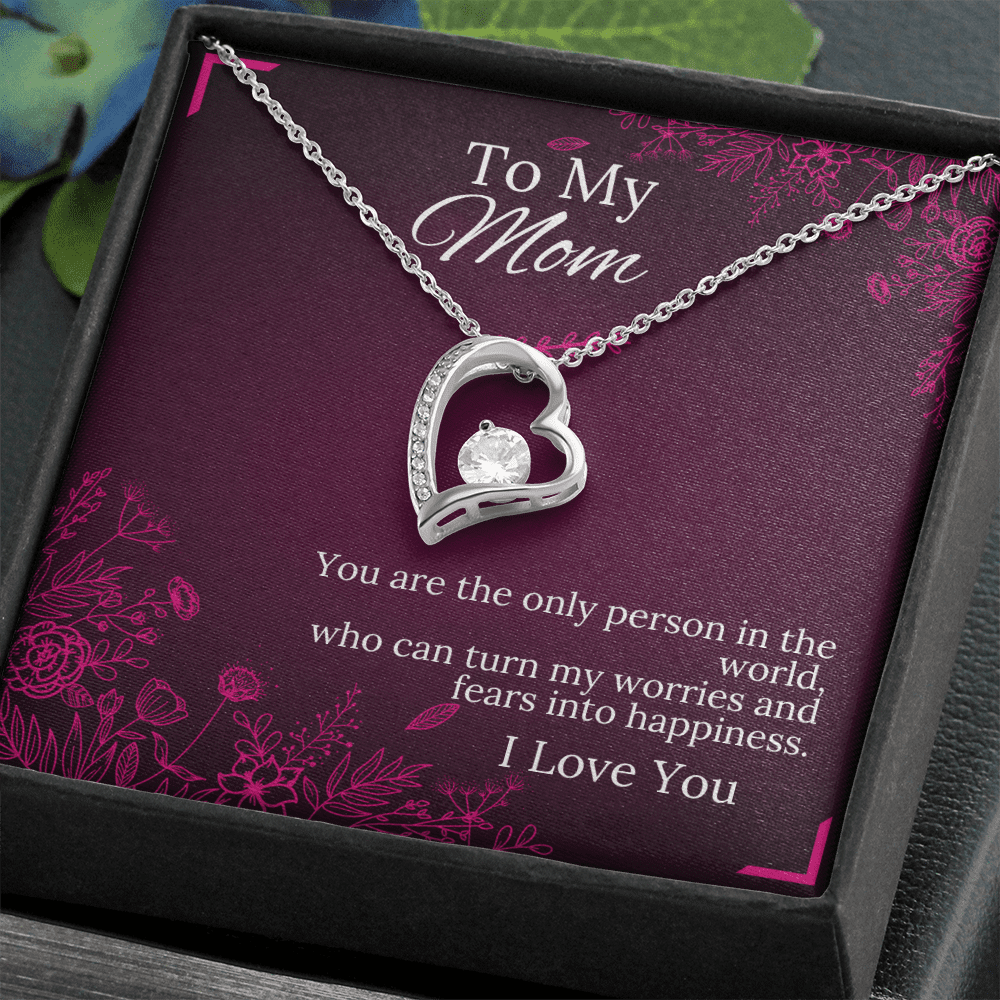 To My Mom - Happiness - Forever Love Necklace - Halliday Gifts