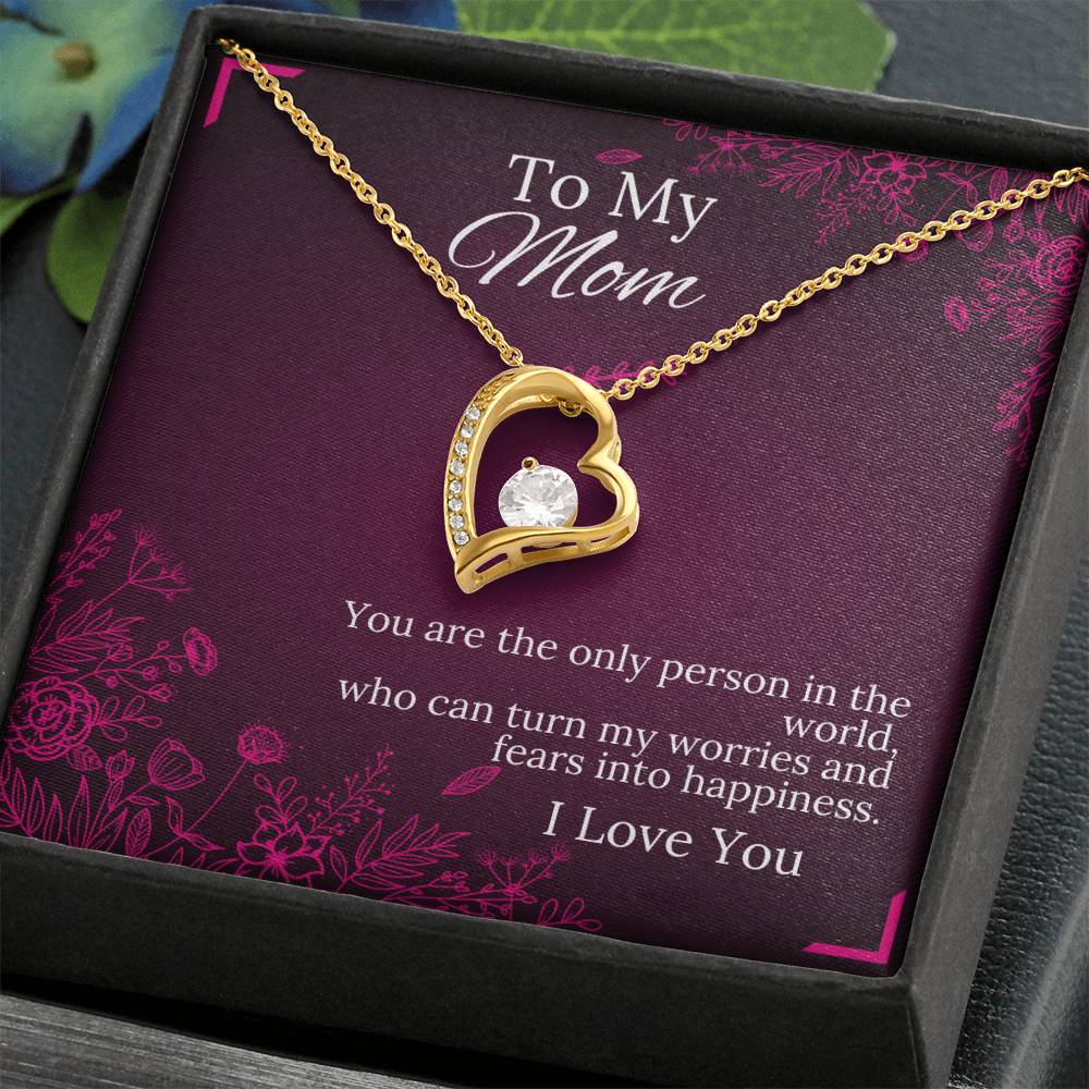 To My Mom - Happiness - Forever Love Necklace - Halliday Gifts