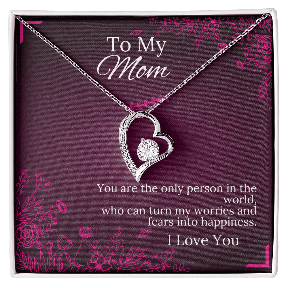 To My Mom - Happiness - Forever Love Necklace - Halliday Gifts