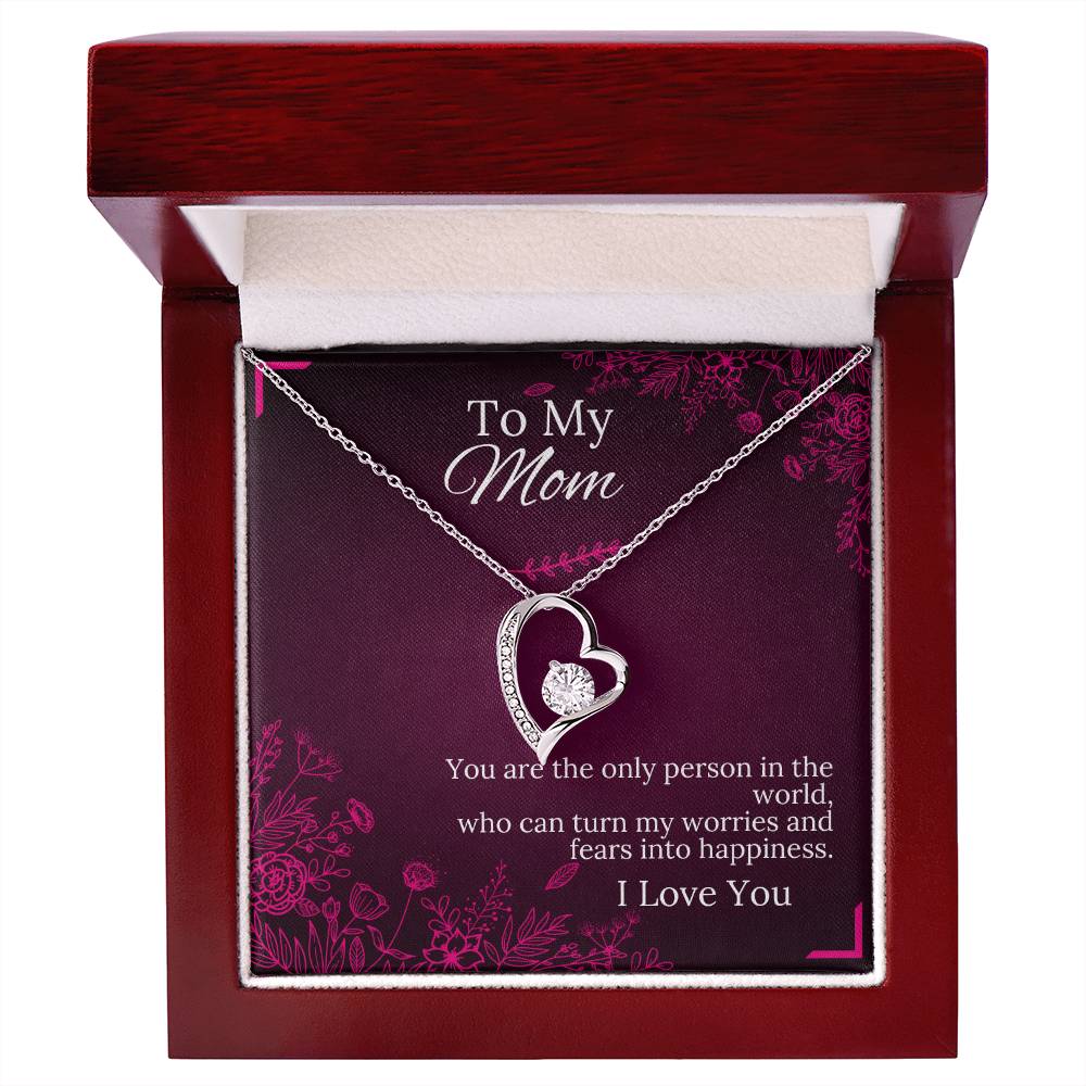 To My Mom - Happiness - Forever Love Necklace - Halliday Gifts