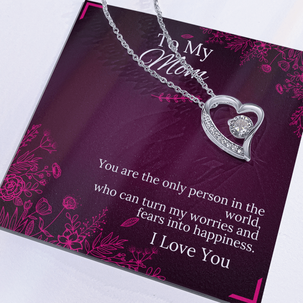 To My Mom - Happiness - Forever Love Necklace - Halliday Gifts