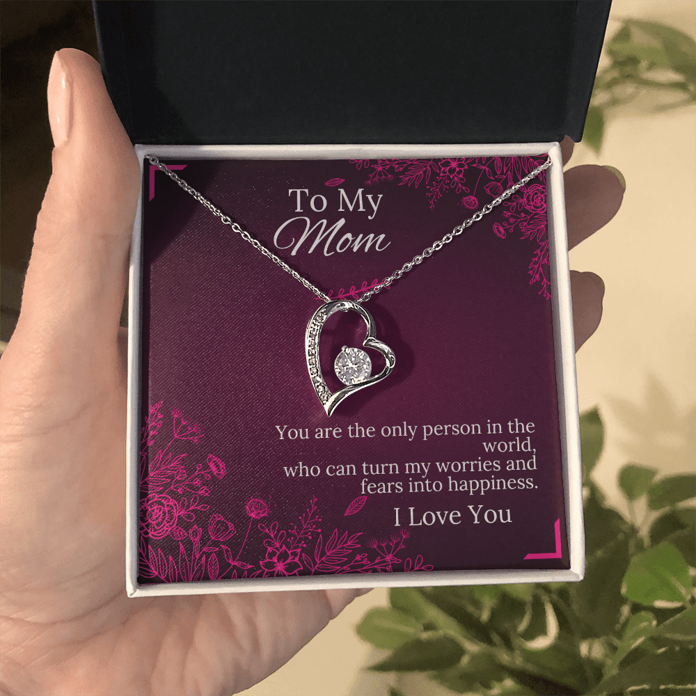 To My Mom - Happiness - Forever Love Necklace - Halliday Gifts