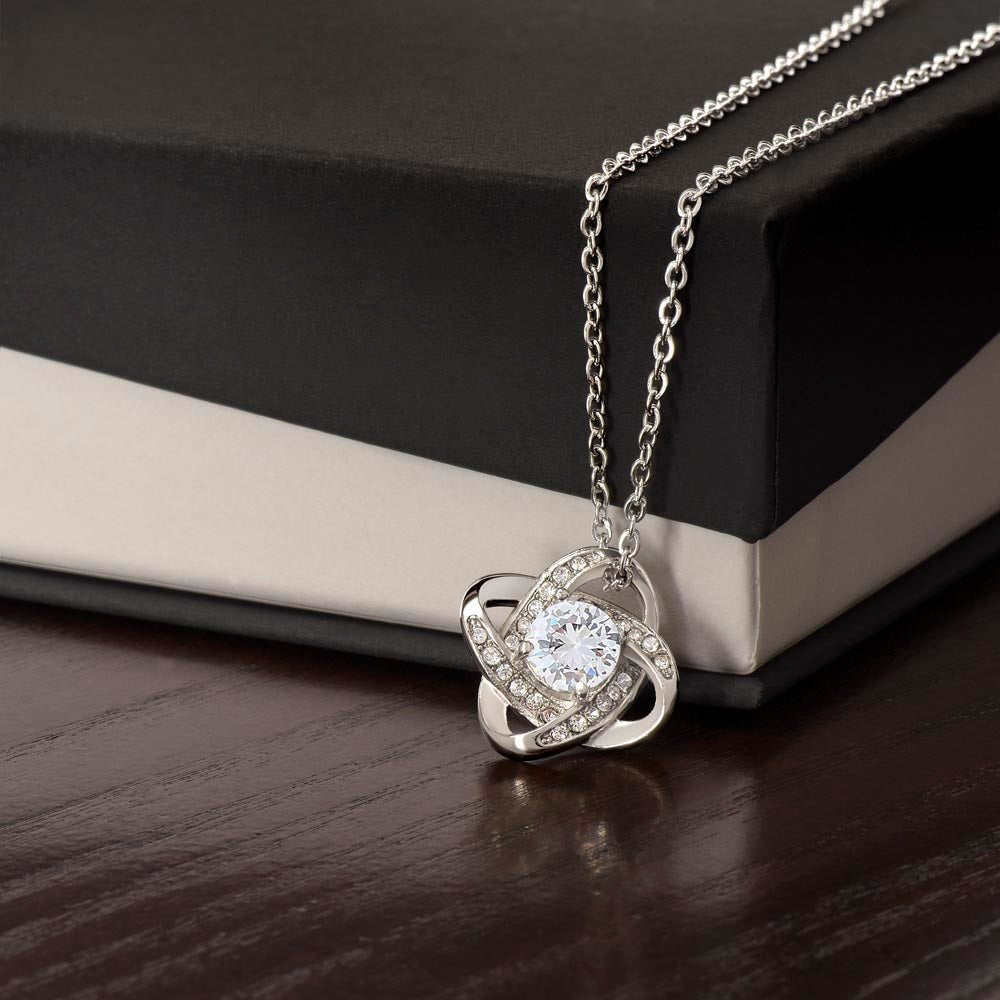 To My Mom - Thank You - Love Knot Necklace - Halliday Gifts
