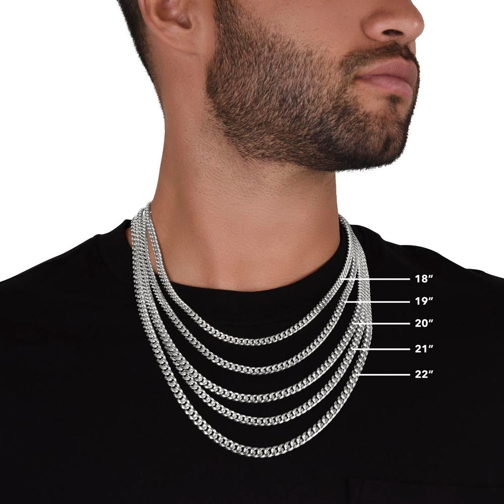 To My Son - Never Forget - Cuban Link Chain - Halliday Gifts