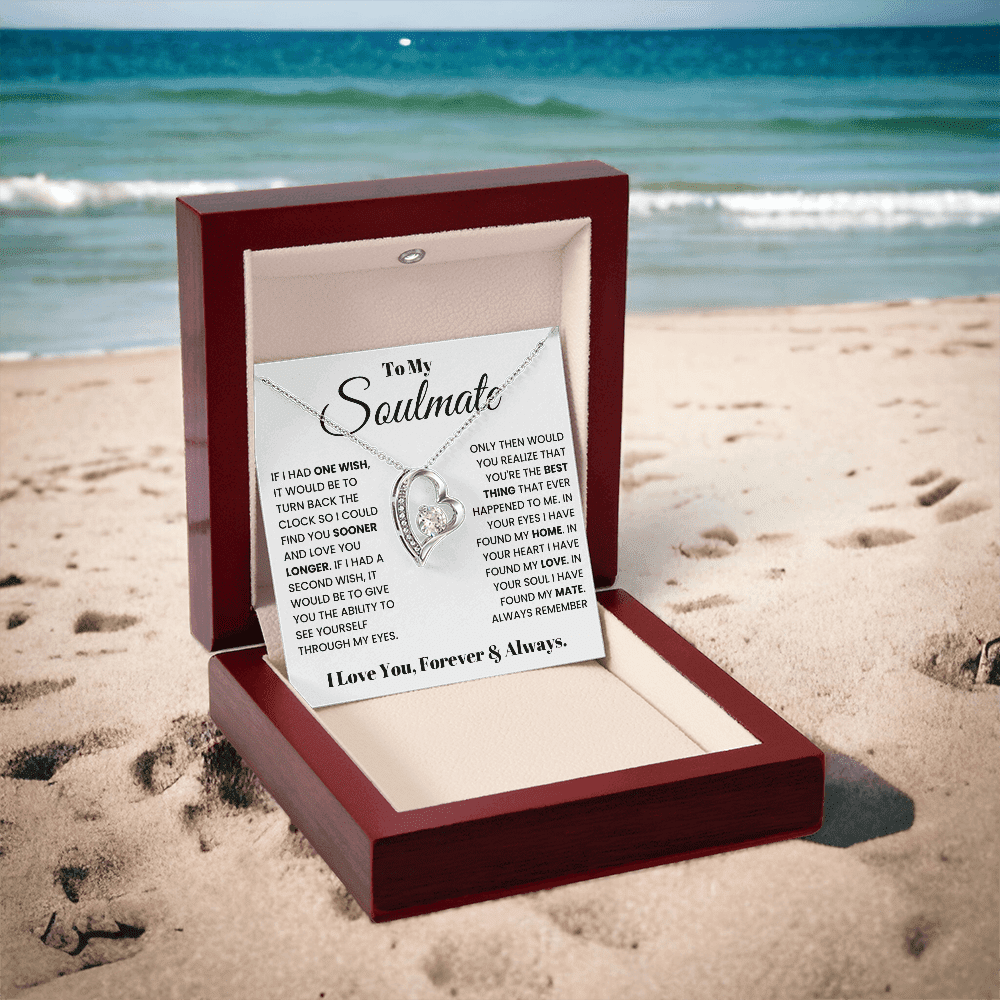 To My Soulmate - Forever & Always - Forever Love Necklace - Halliday Gifts