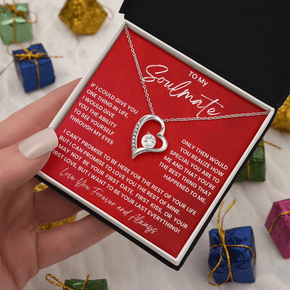 To My Soulmate - My Everything - Forever Love Necklace - Halliday Gifts