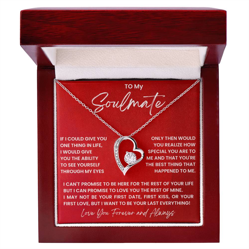 To My Soulmate - My Everything - Forever Love Necklace - Halliday Gifts