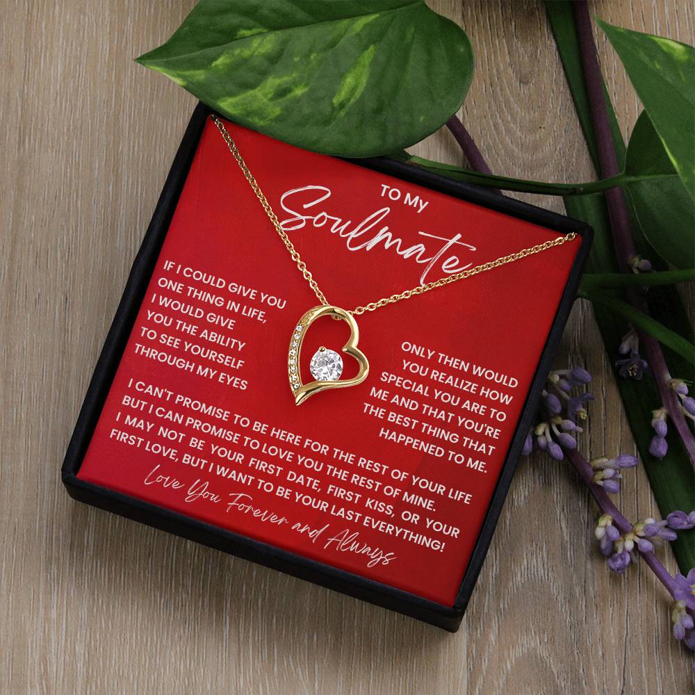 To My Soulmate - My Everything - Forever Love Necklace - Halliday Gifts