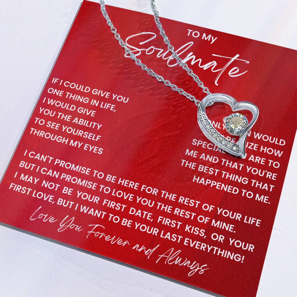 To My Soulmate - My Everything - Forever Love Necklace - Halliday Gifts