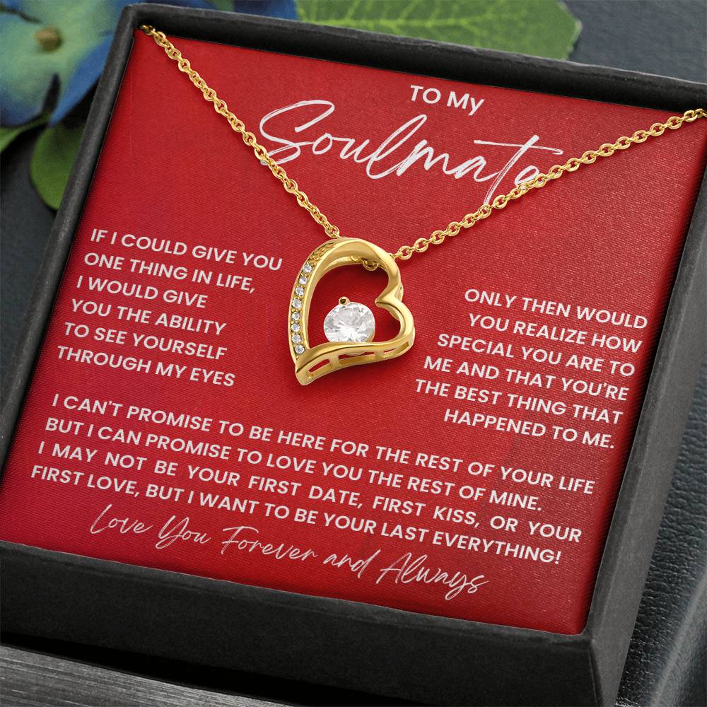 To My Soulmate - My Everything - Forever Love Necklace - Halliday Gifts