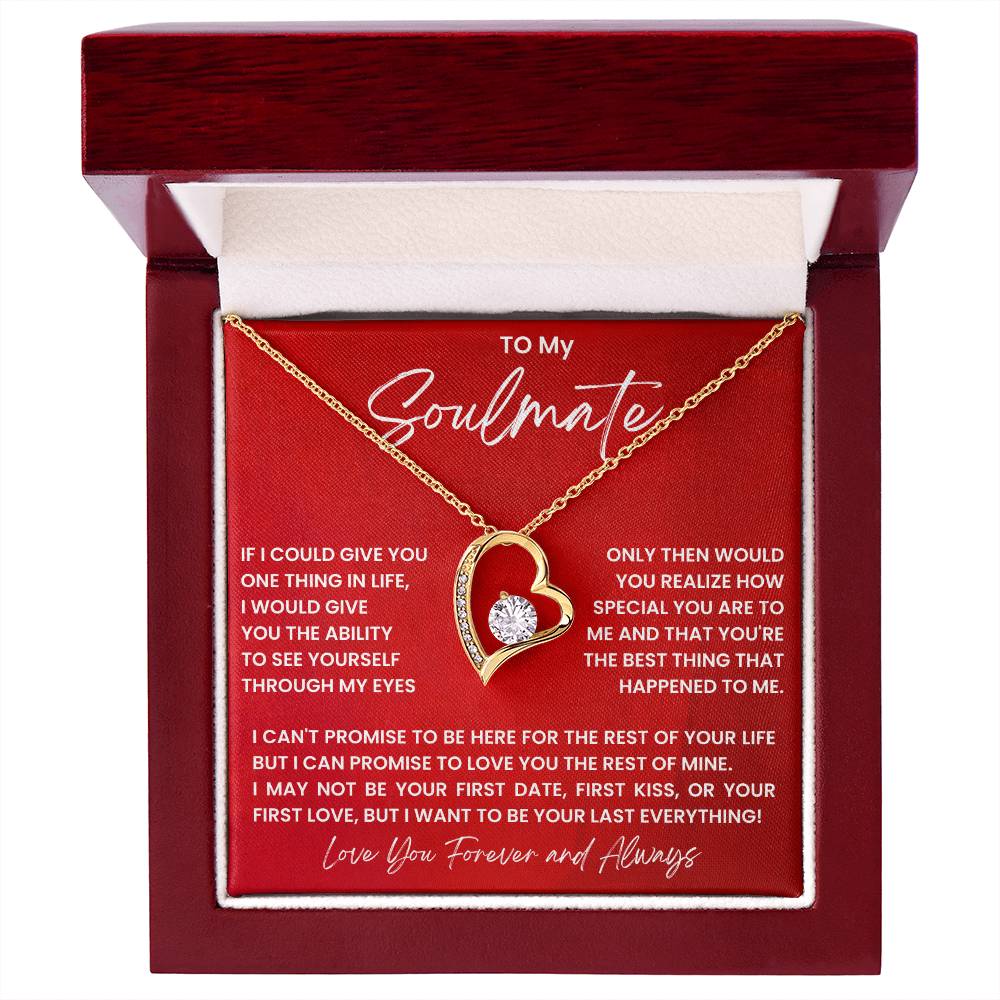 To My Soulmate - My Everything - Forever Love Necklace - Halliday Gifts