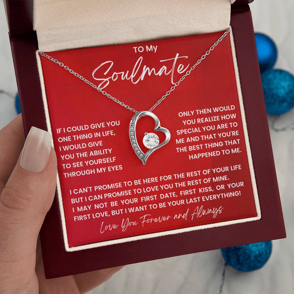 To My Soulmate - My Everything - Forever Love Necklace - Halliday Gifts