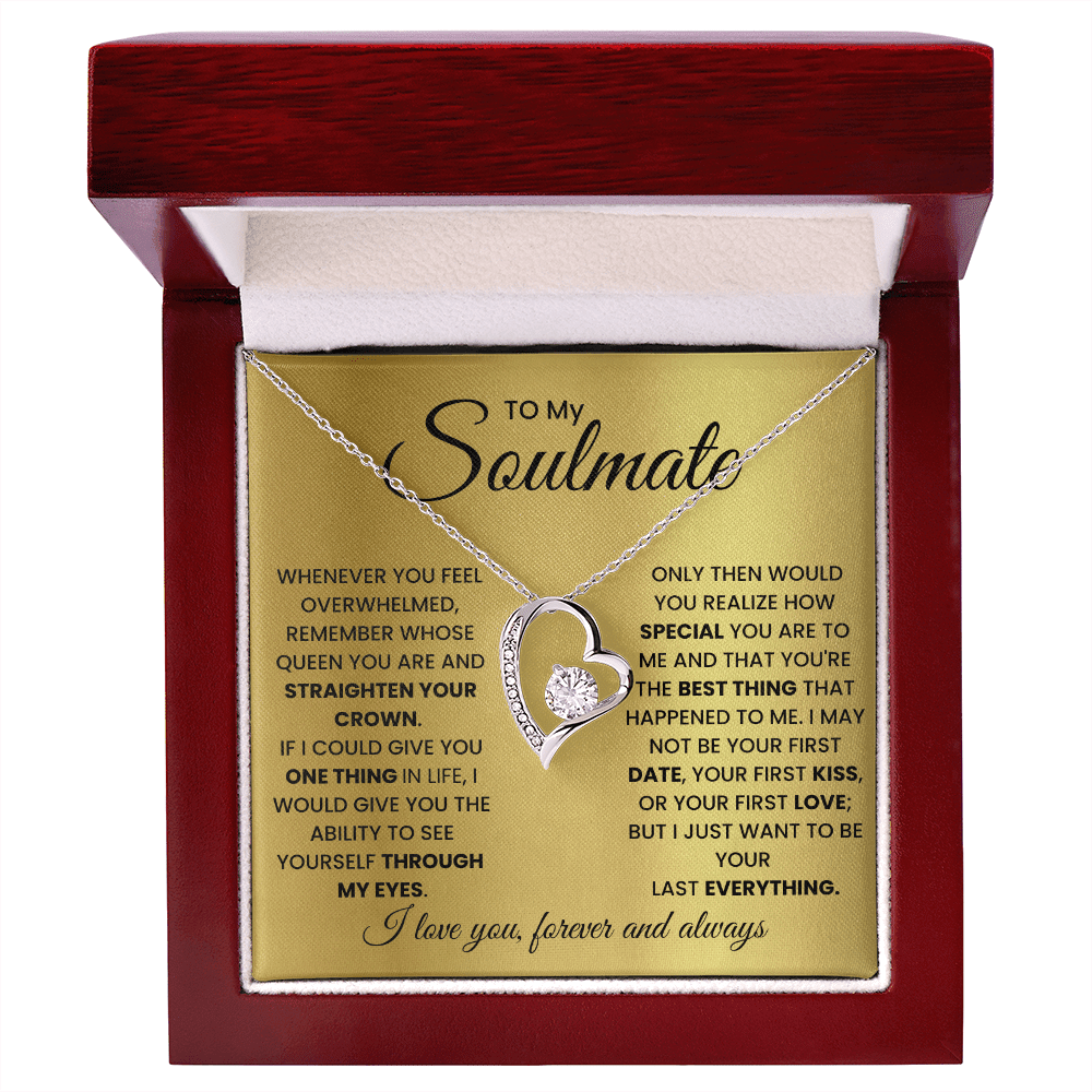 To My Soulmate - Your Everything - Forever Love Necklace - Halliday Gifts