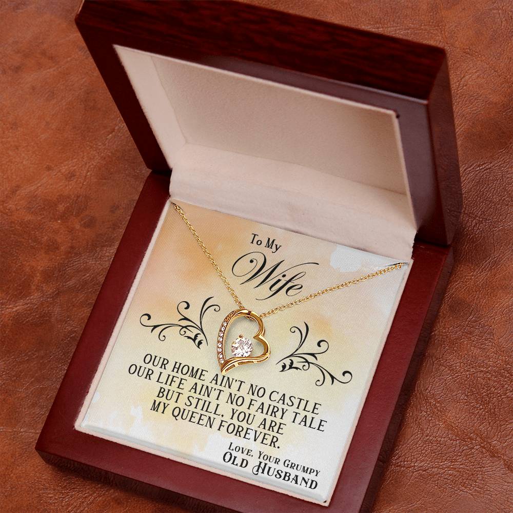 To My Wife - Castle - Forever Love Necklace - Halliday Gifts