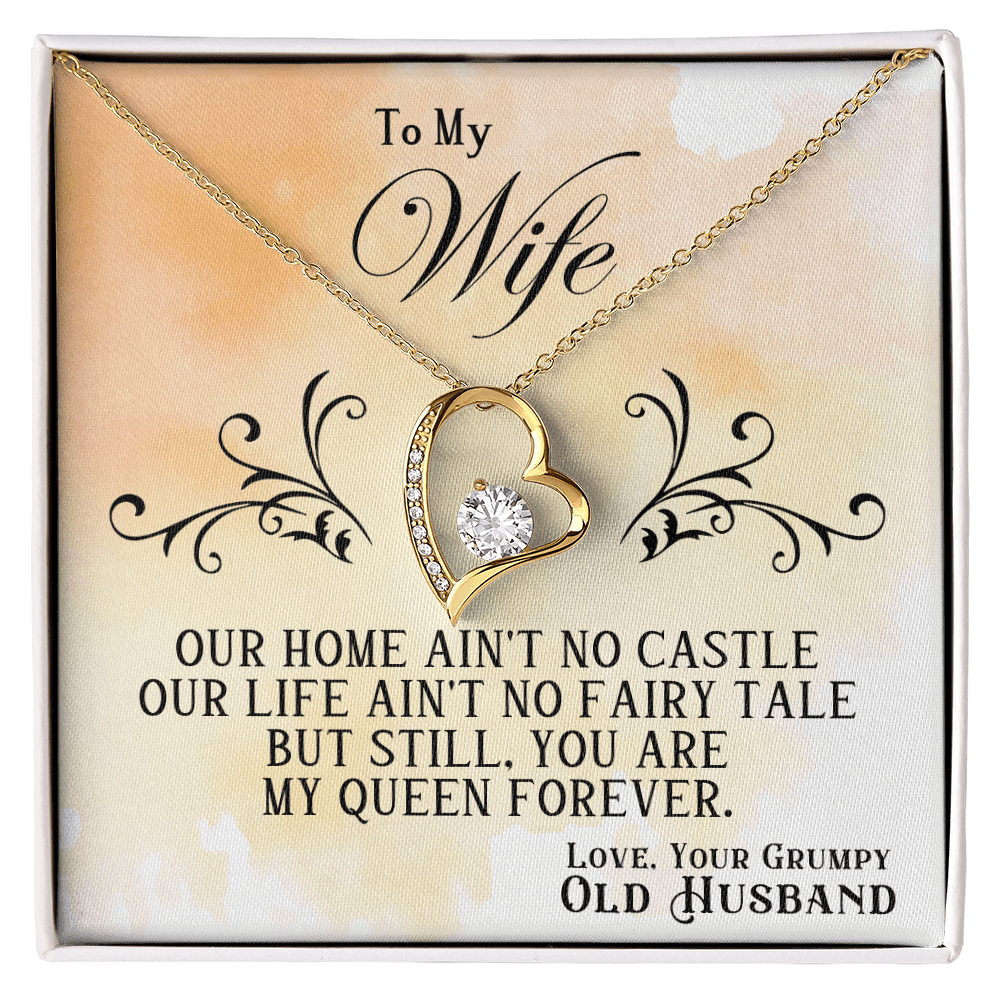 To My Wife - Castle - Forever Love Necklace - Halliday Gifts