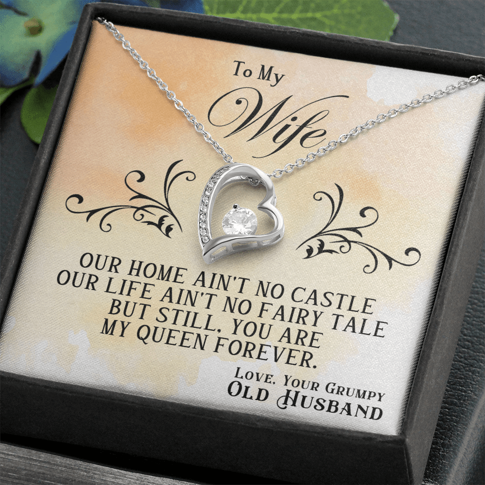 To My Wife - Castle - Forever Love Necklace - Halliday Gifts
