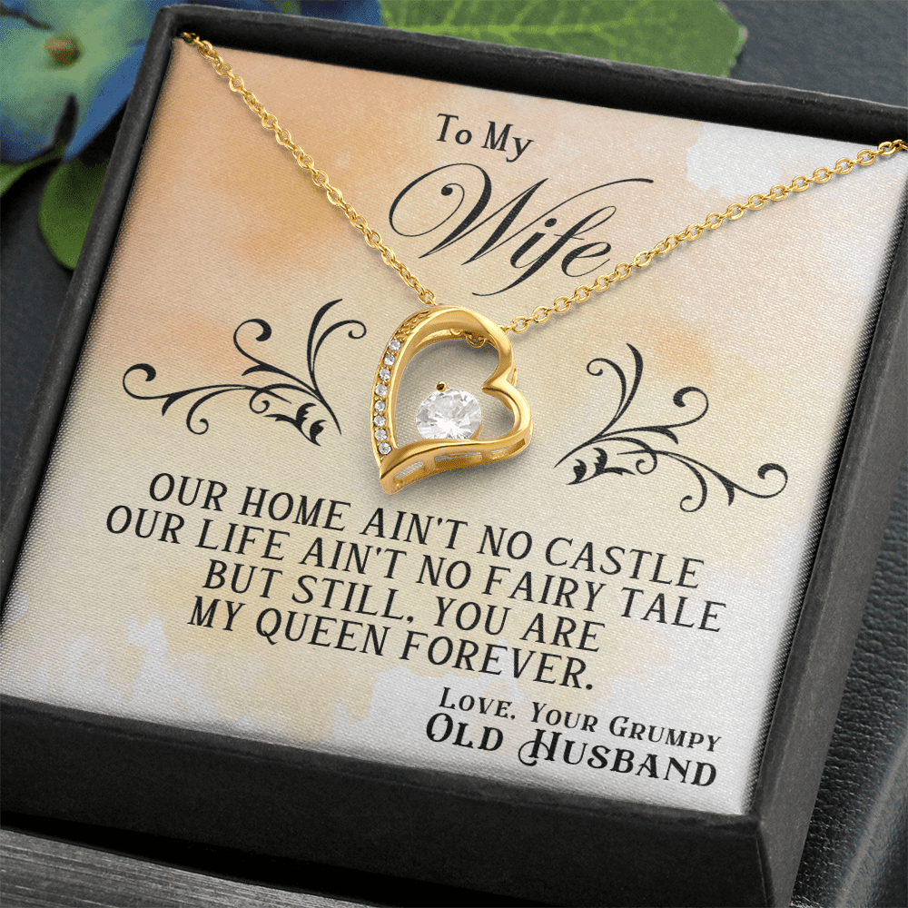 To My Wife - Castle - Forever Love Necklace - Halliday Gifts
