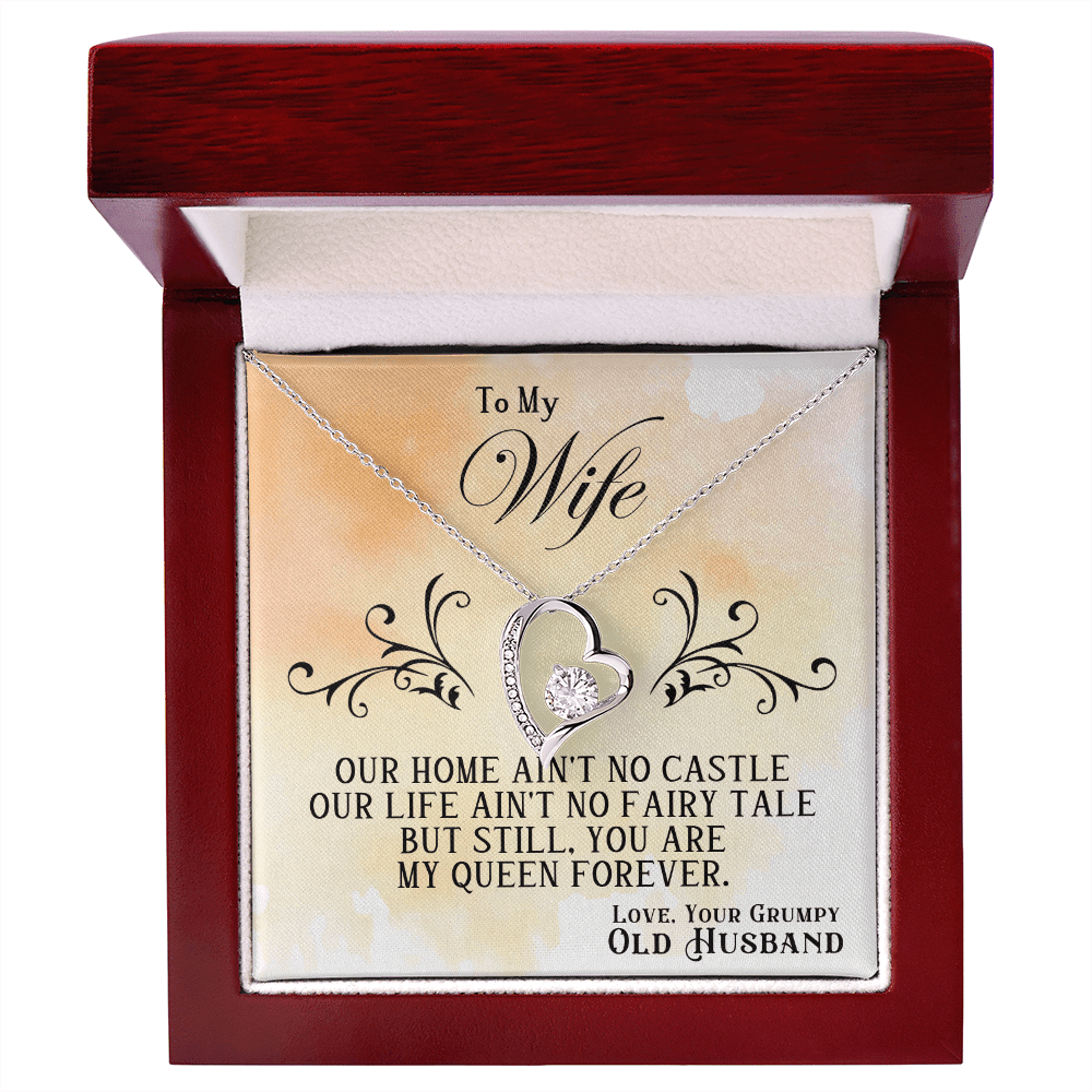To My Wife - Castle - Forever Love Necklace - Halliday Gifts