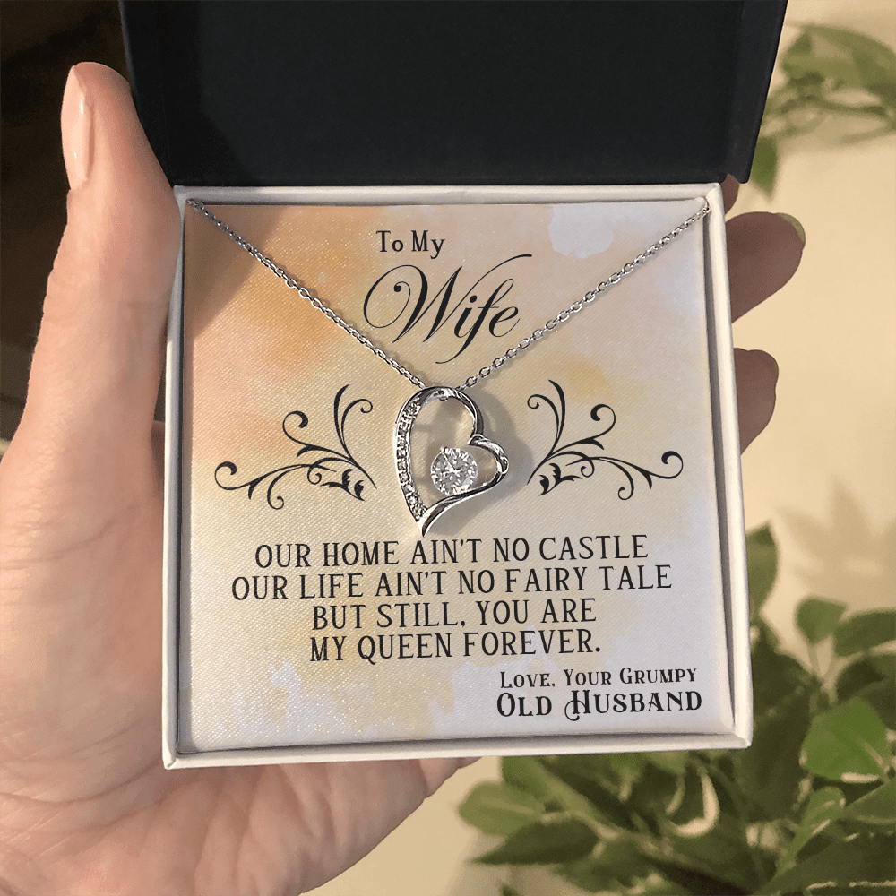 To My Wife - Castle - Forever Love Necklace - Halliday Gifts