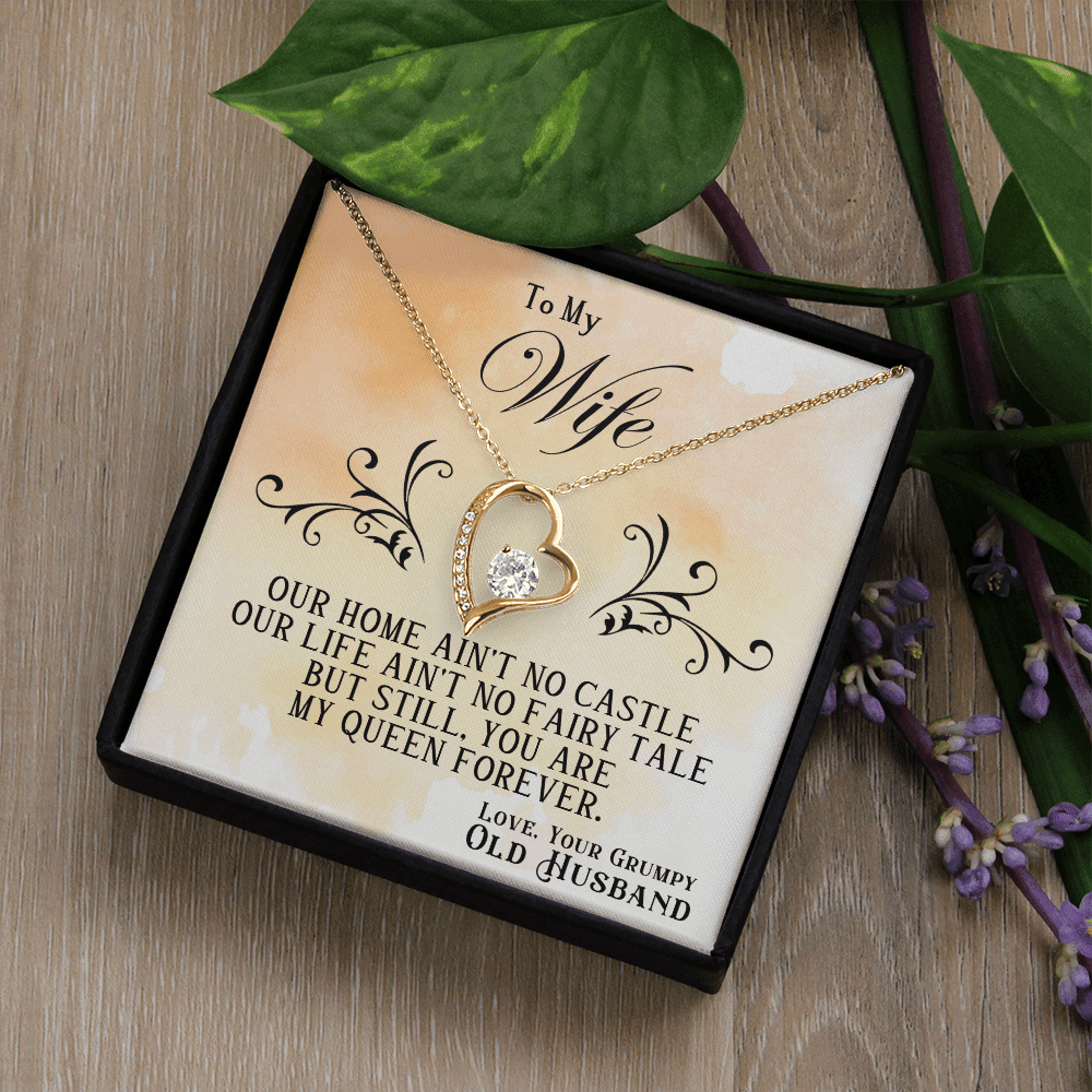 To My Wife - Castle - Forever Love Necklace - Halliday Gifts
