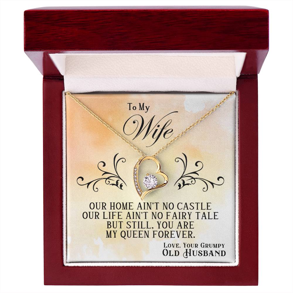 To My Wife - Castle - Forever Love Necklace - Halliday Gifts