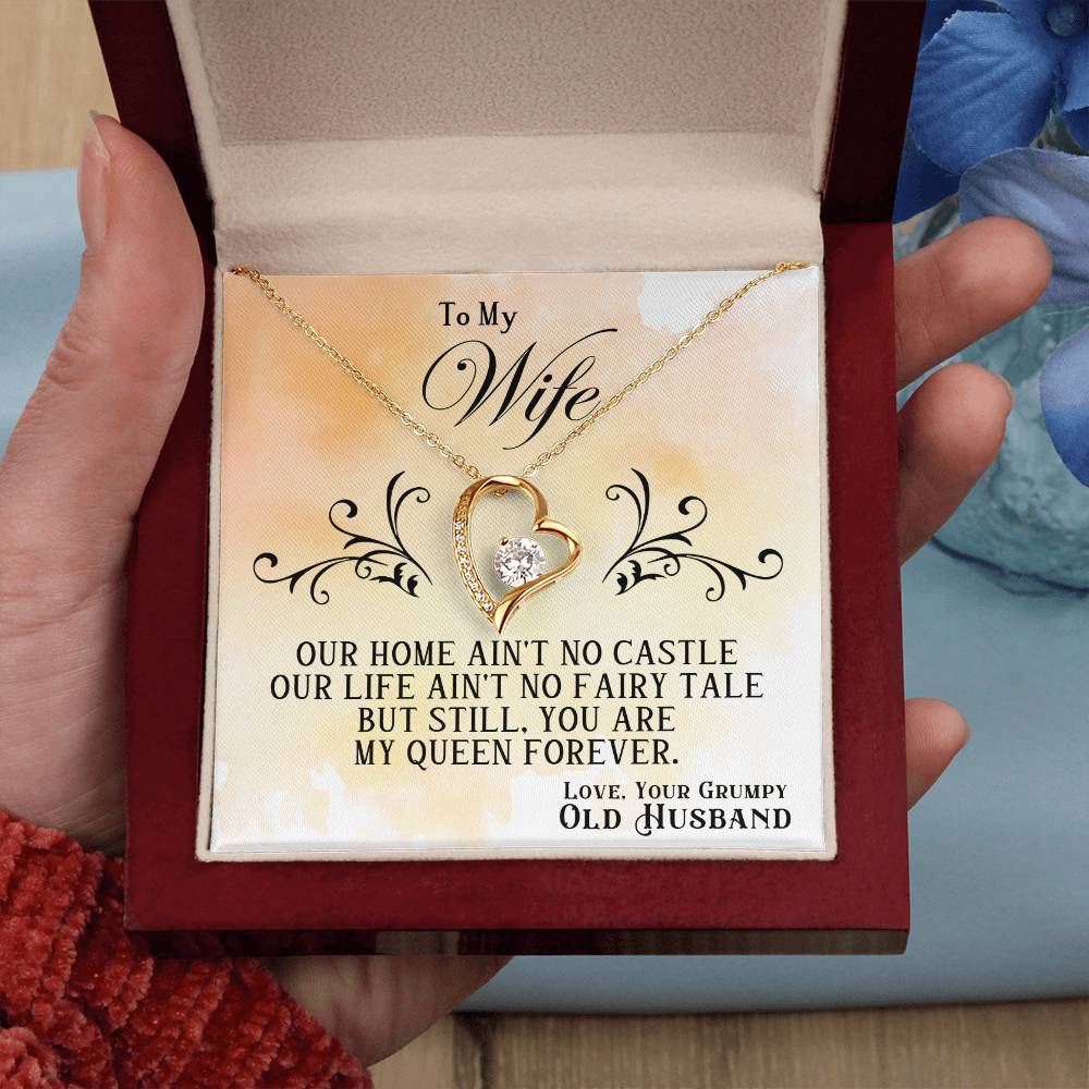 To My Wife - Castle - Forever Love Necklace - Halliday Gifts